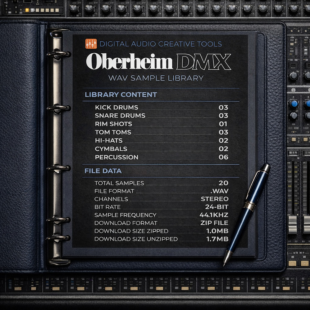 Oberheim DMX Drum Machine Sample Library