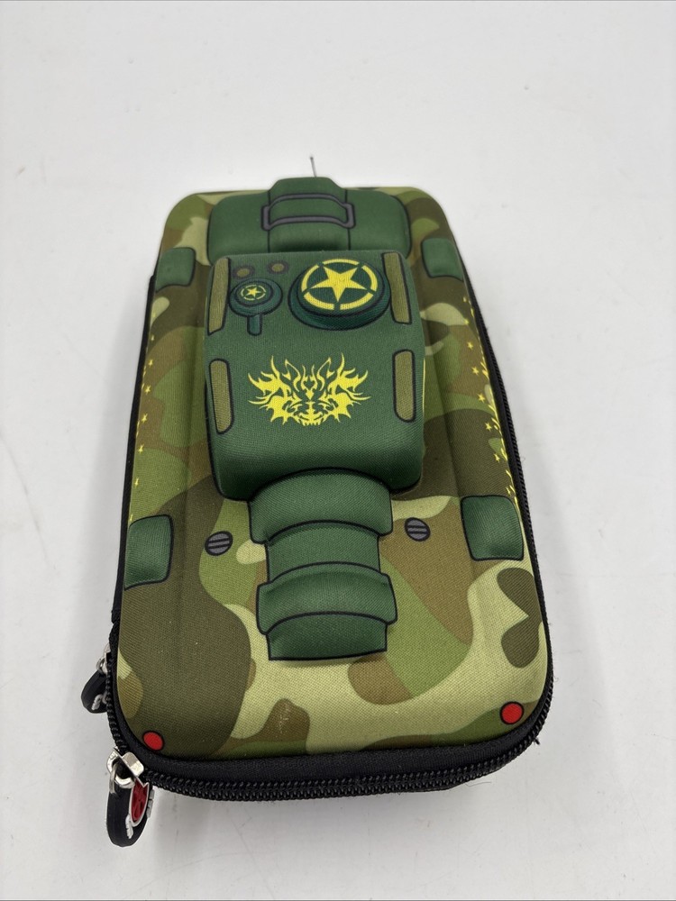 Army Tank Nintendo Switch Hard Shell Carrying Case Open Box