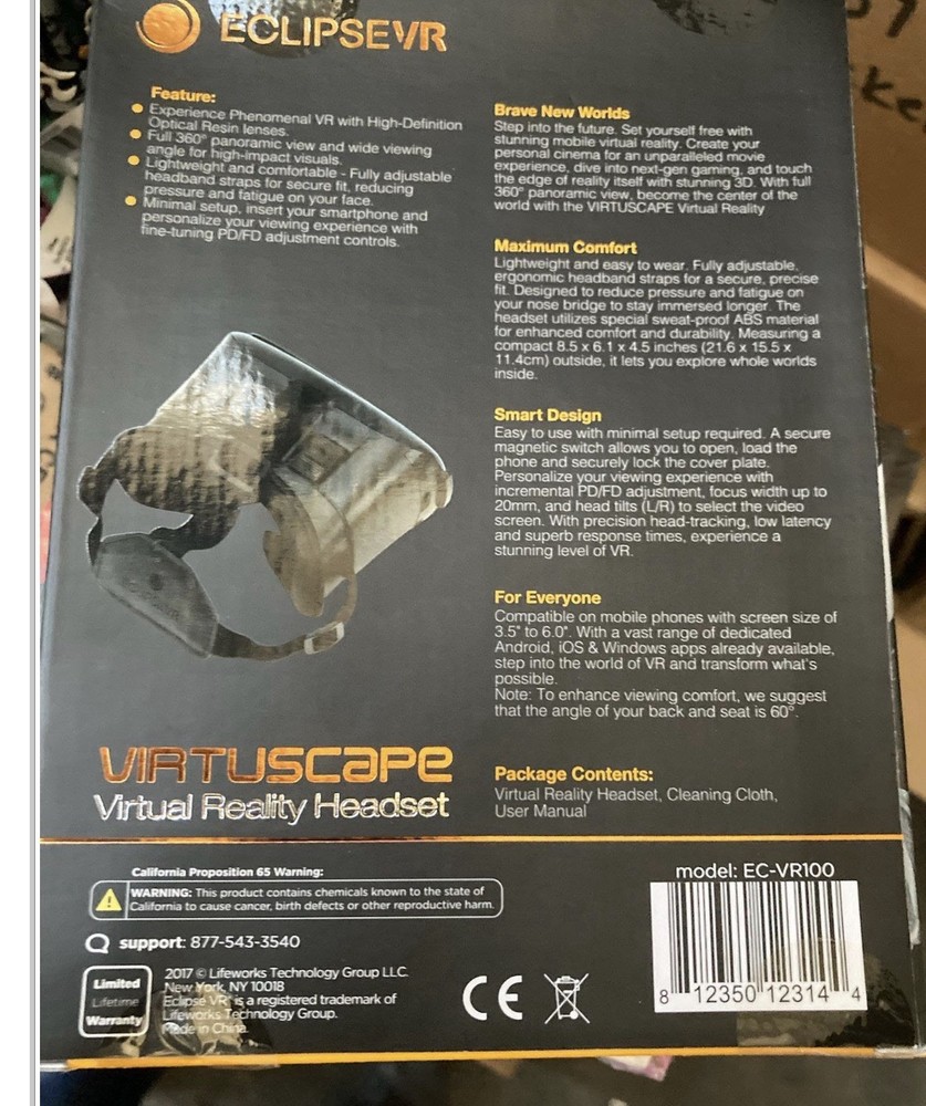 Eclipse VR Headset