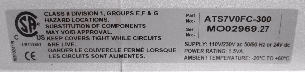 4B Components ATS7V0FC-300 Radio Frequency Capacitance Point Level Indicator