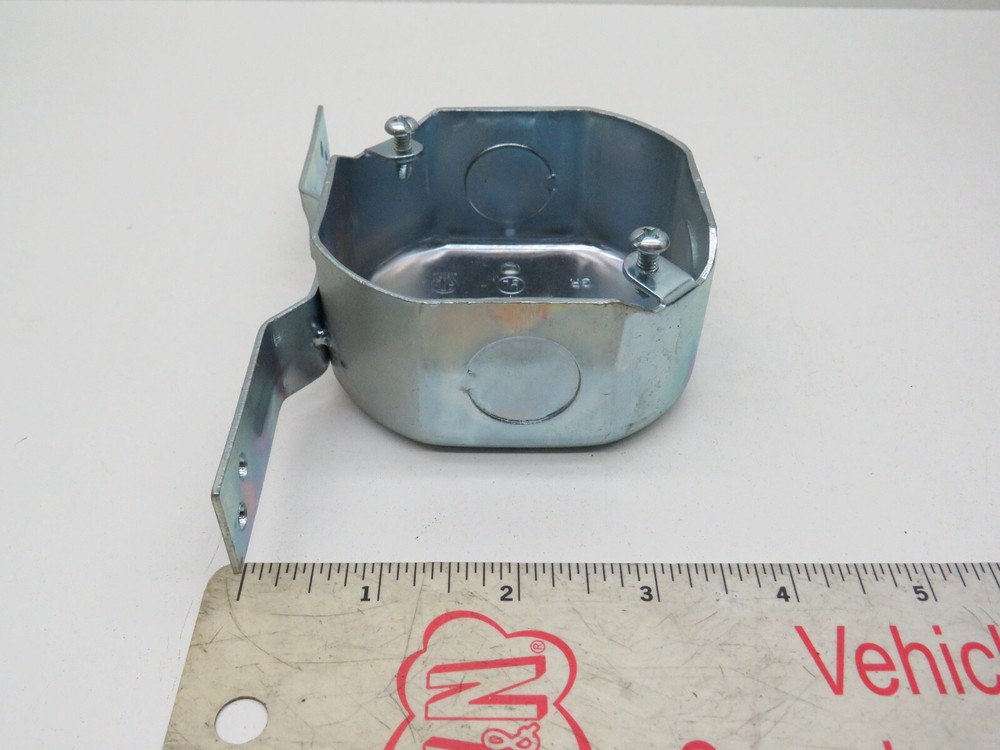 Orbit 3RB-50-FB Octagonal Octagon Box with FB Bracket Drawn 3" Dia, 1-1/2" Deep