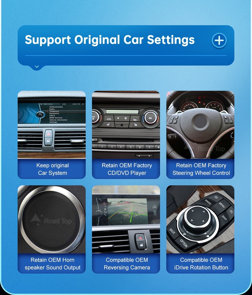 12.3" Carplay Android Auto Wireless Navigation Screen For BMW X1 E84 2009-2015