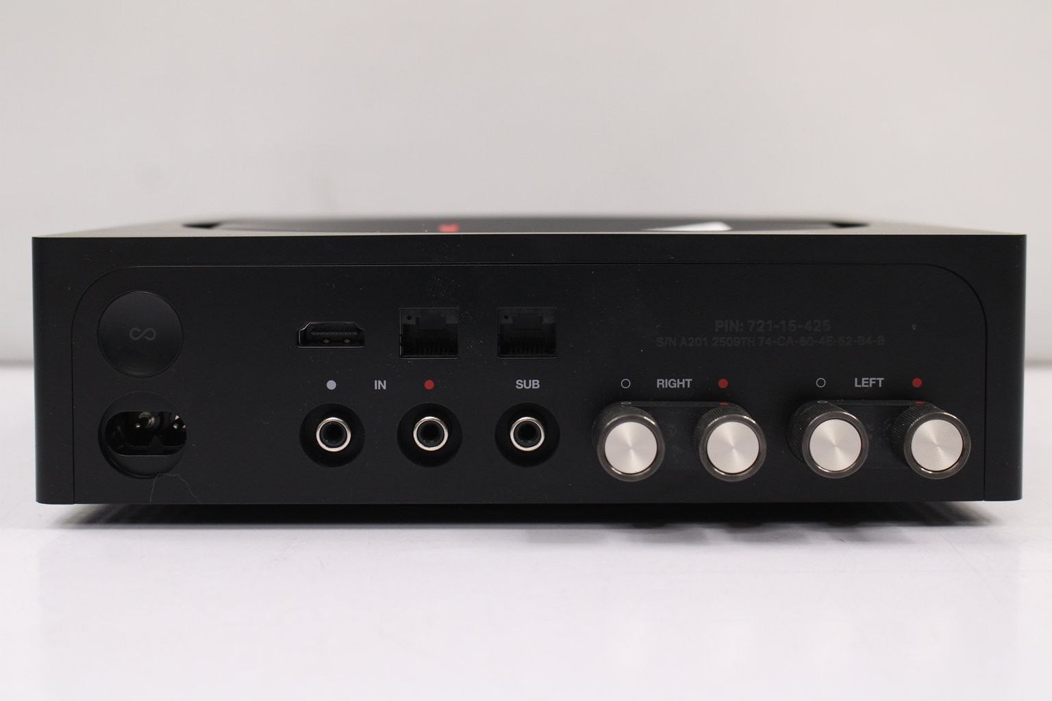 SONOS AMP 250W 2.1-CH AMPLIFIER WITH POWER CORD | AMPG1US1BLK | BLACK