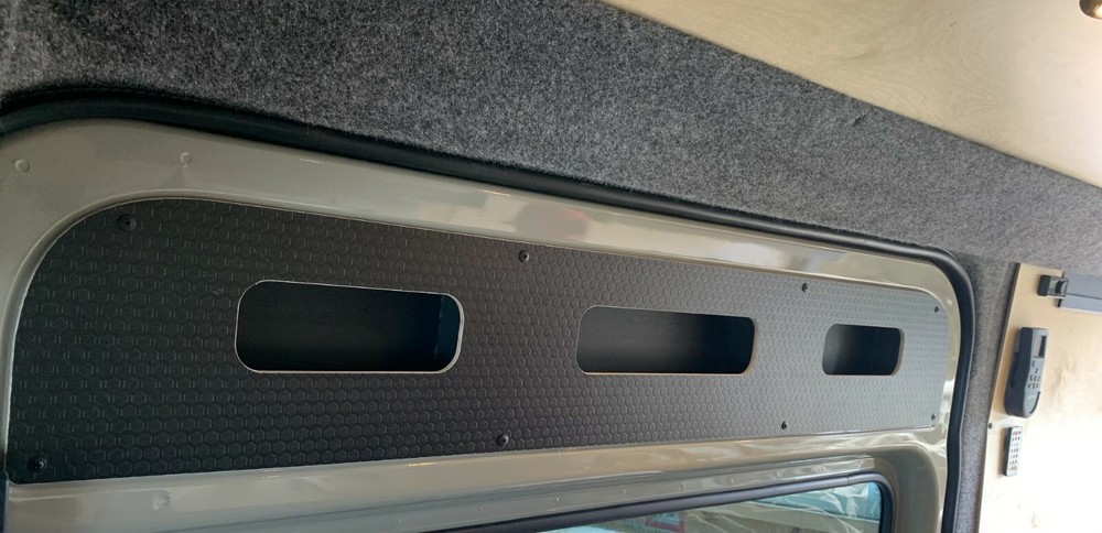 Sprinter Van slider door cubby storage set shelf