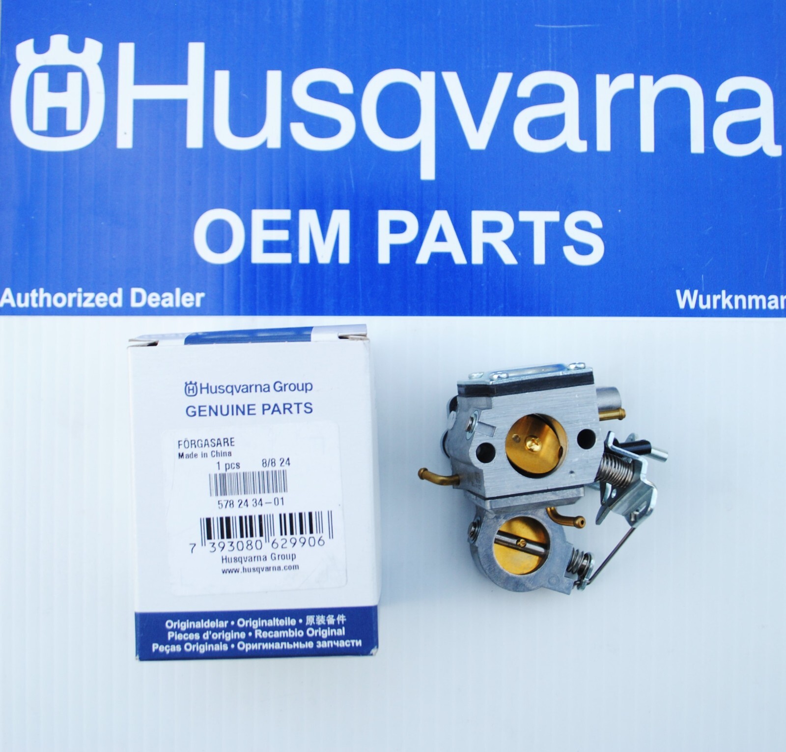 Genuine OEM 578243401 Husqvarna K760 Carburetor 578 24 34-01
