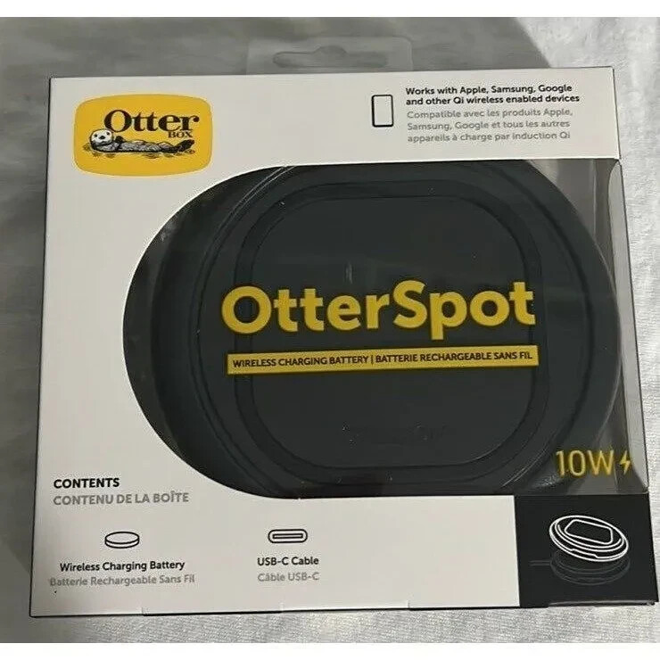 OtterBox OtterSpot Wireless Charging Battery - USB-C 10W - OPEN BOX