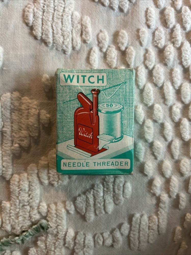 Vintage Witch Automatic Needle Threader with instructions Germany