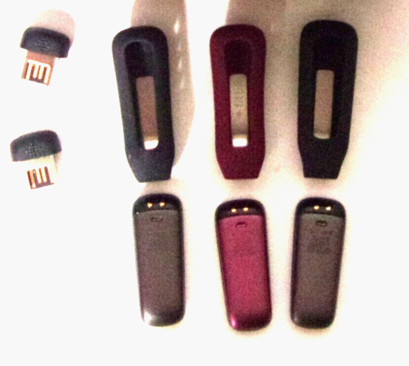 Fitbit Flex Accessories: USB Charger Cable, USB Dongle and Zip Case Untested