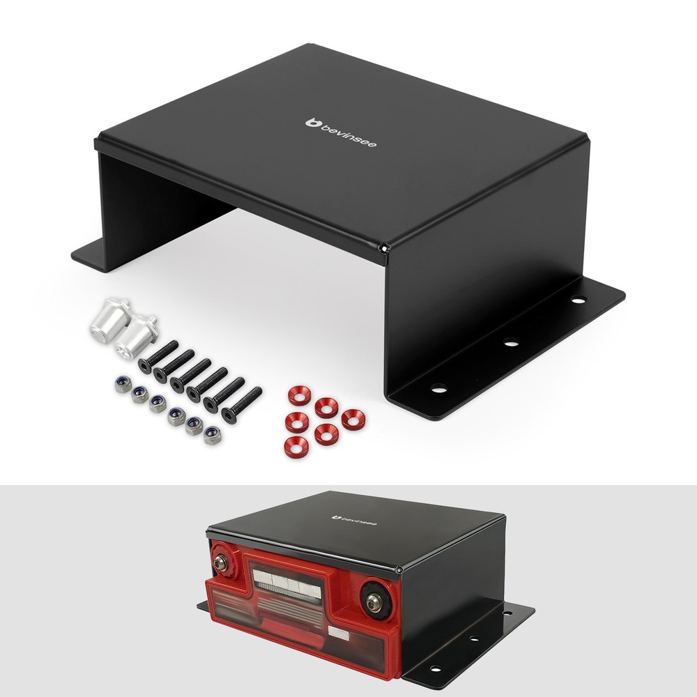 Battery Hold Down Tray Battery Relocation Box Bracket Anodized For PC680 Odyssey