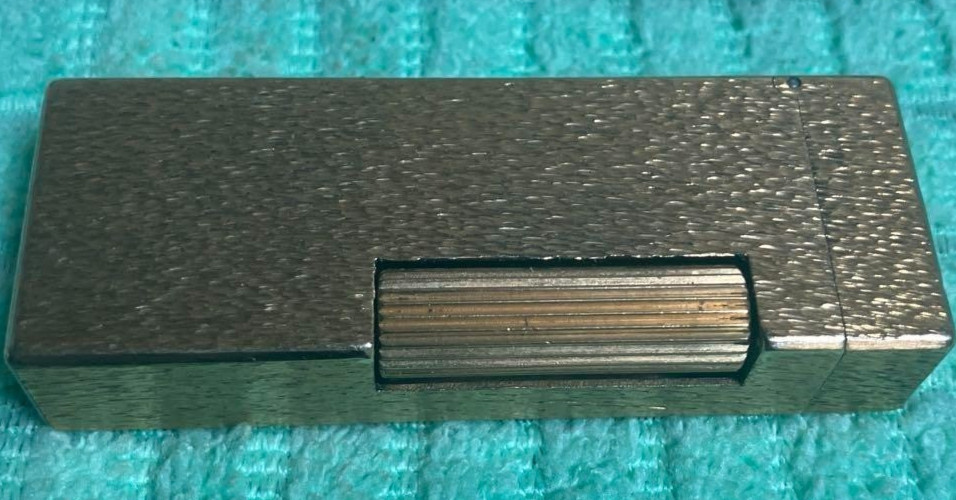 Overhauled Dunhill Gas lighter Silver without box