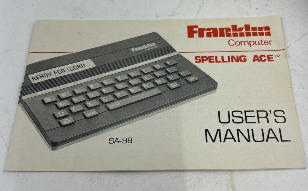 Franklin Spelling Ace Second Edition SA-98 electronic speller
