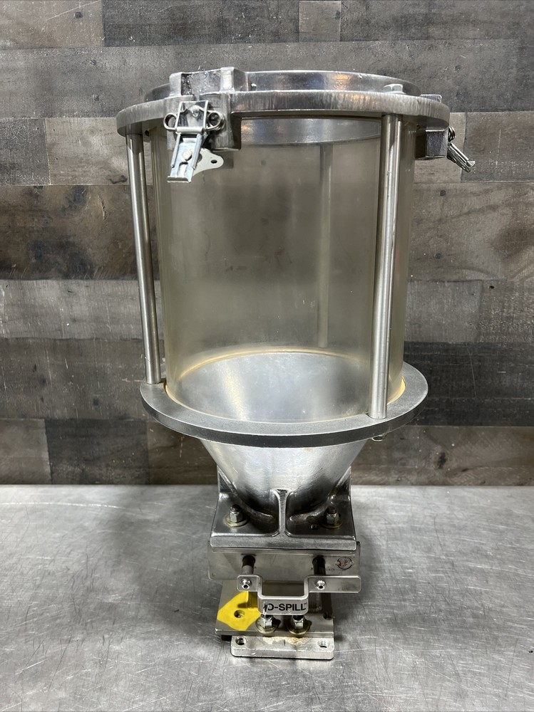 Bunting Magnetics Co. Material Hopper Bin. Used Surplus
