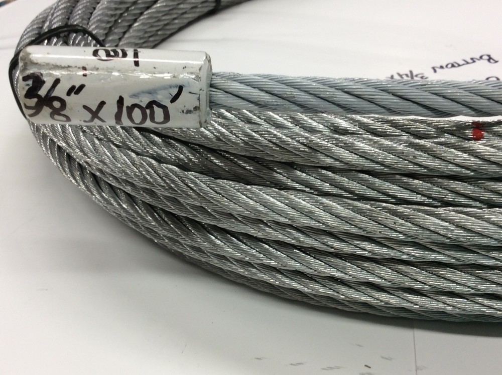 Water Service Line Slitter Puller Trenchless Pipe Replacement Cable 3/8”x100’