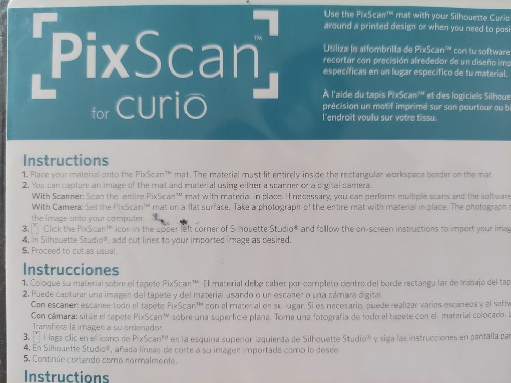Silhouette Curio PixScan Mat 8.5"x6" 2-PACK