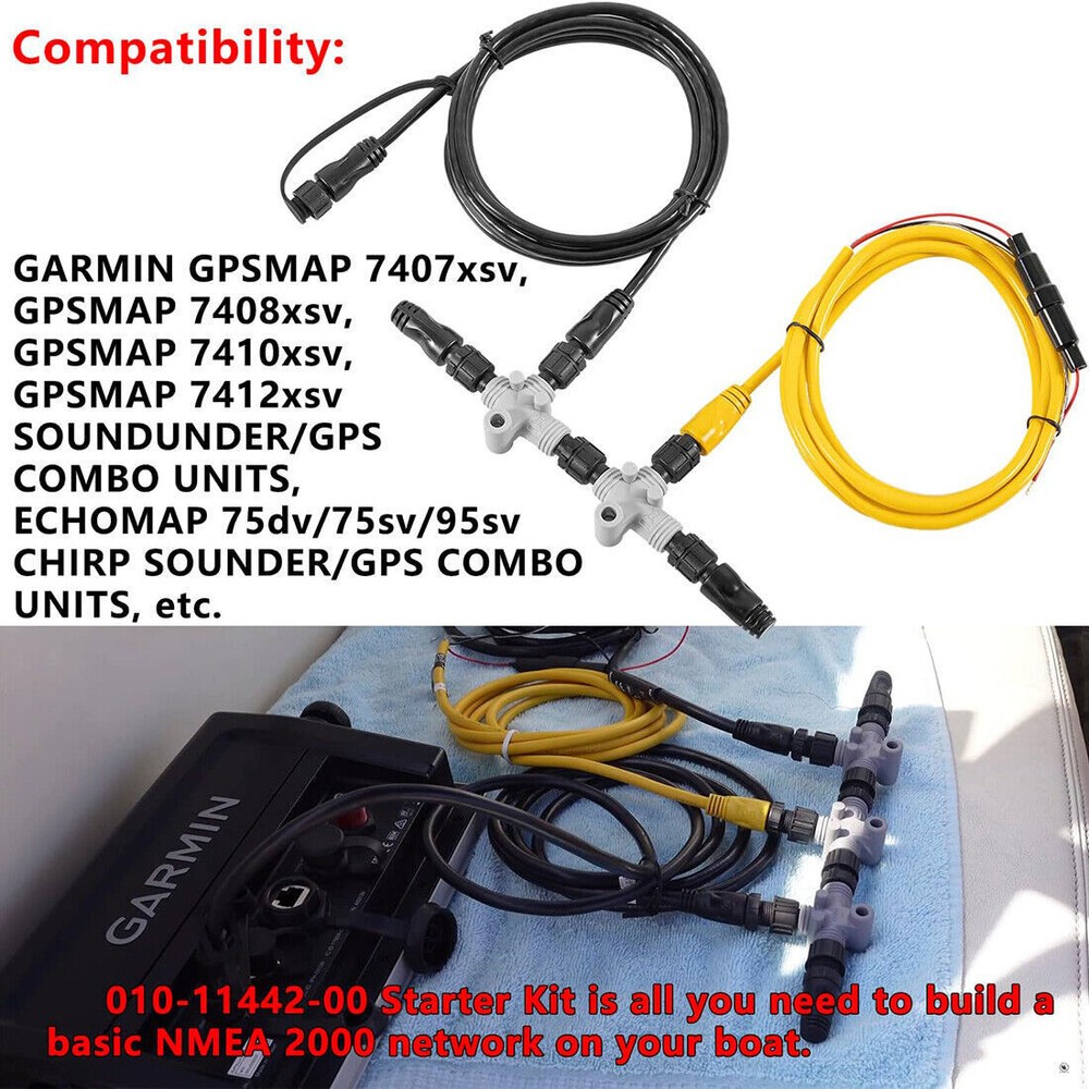 NMEA 2000 Starter Kit Network Cable 010-11442-00 (Drop/Power/Backbone/Connector)