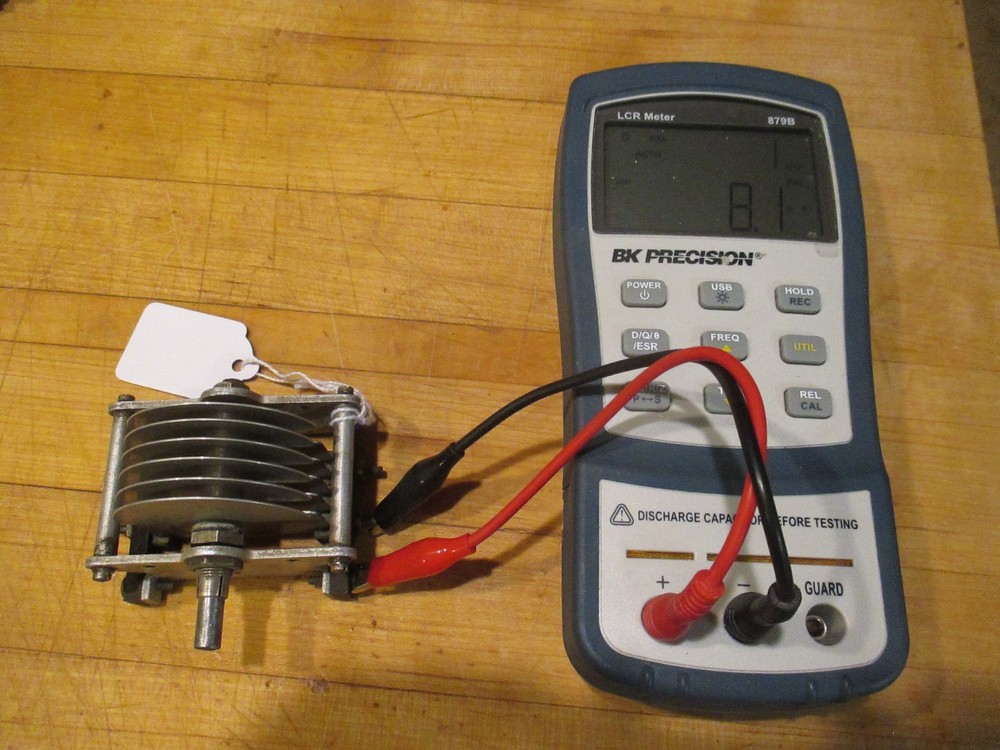 Cardwell 50 pf Transmitter Air Variable Capacitor Condenser MT-50-GS