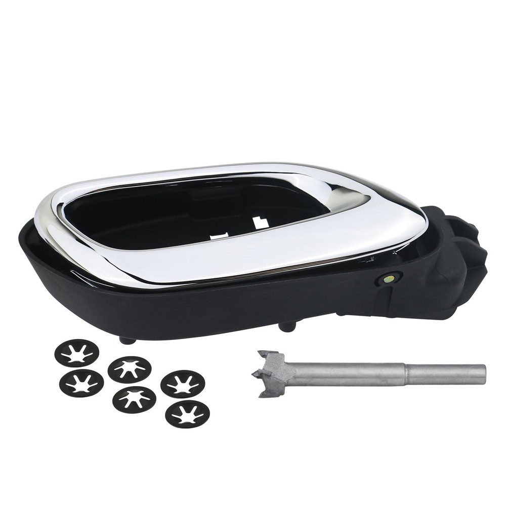 APPERFiT Interior Door Handle Front RH Chrome, Chrome Handle-RH