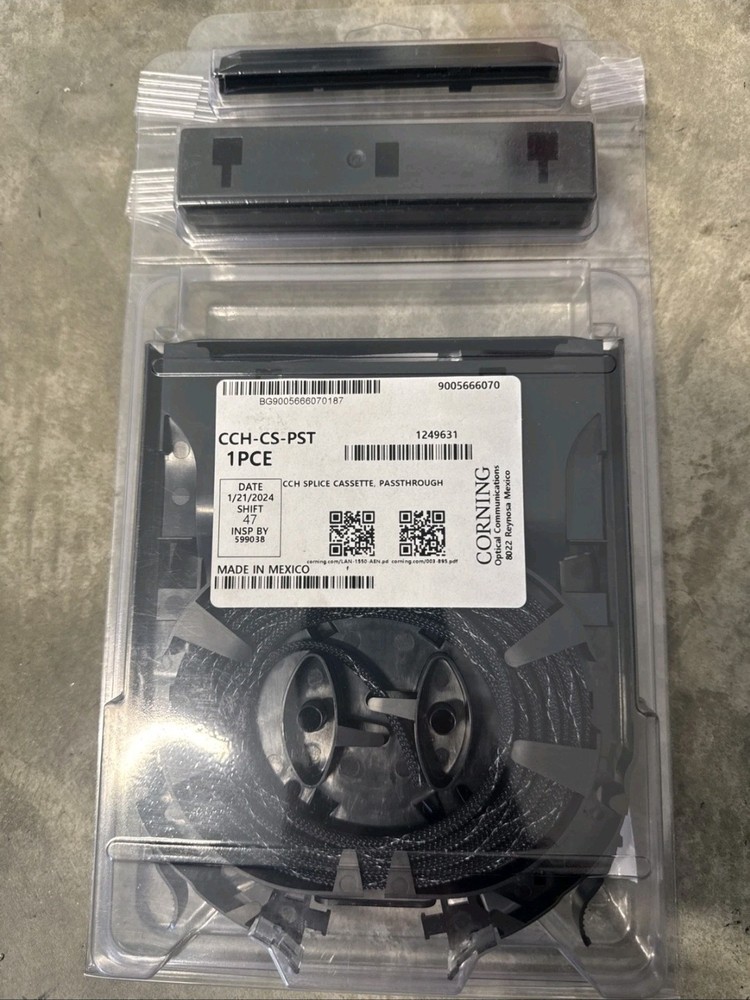 Corning CCH-CS-PST Splice Cassette Passthrough