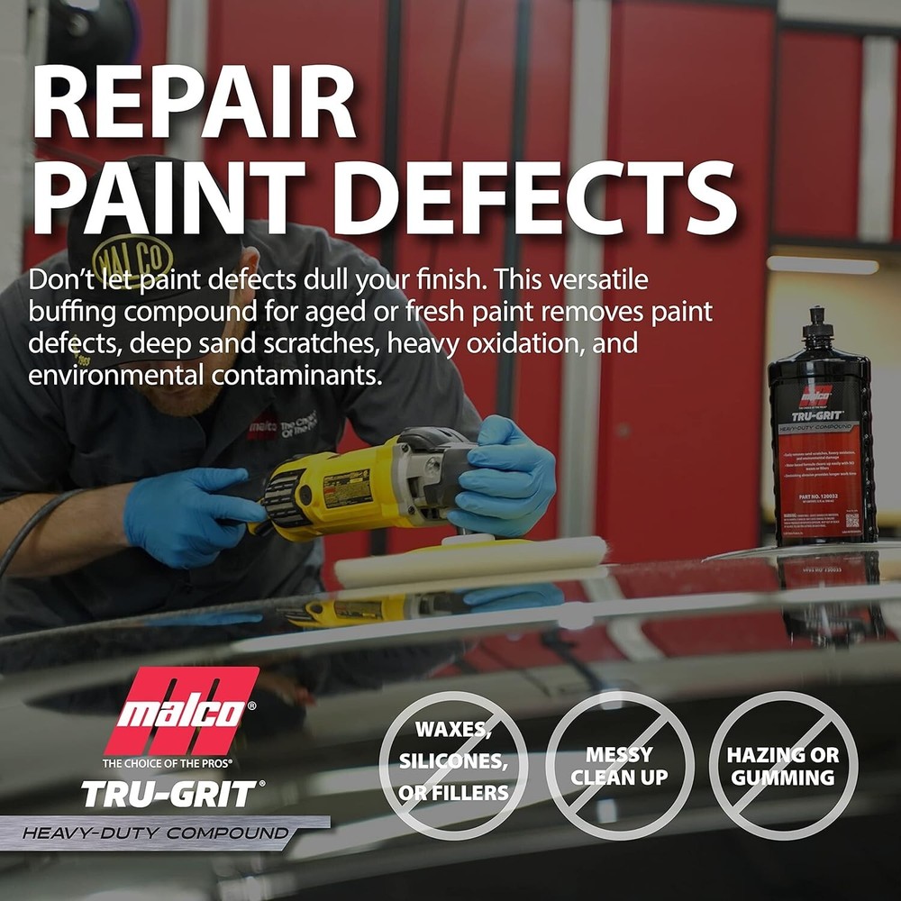 1 Gallon Tru Grit Paint Correction Compound - Ultimate Deep Scratch Remover
