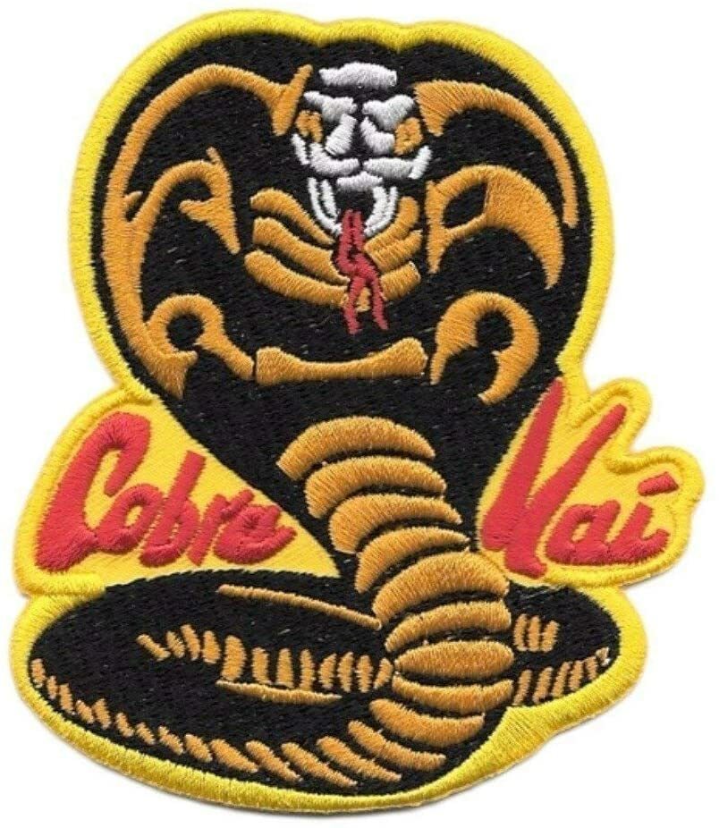 Cobra Kai, "Karate Kid" Dojo Logo Embroidered Patch -new