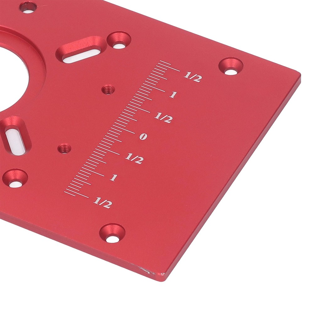 Router Table Insert Plate Lift System Base Board Accessory For Woodworking Red
