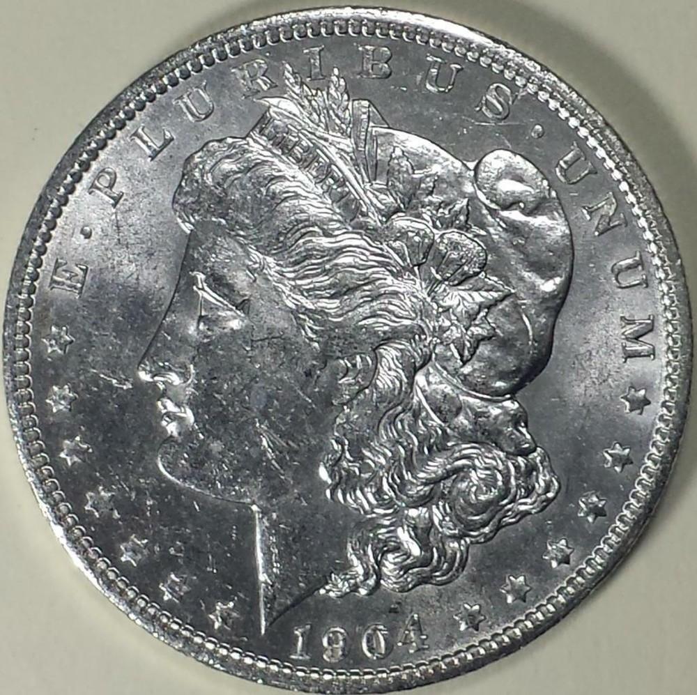 1904 - O  Morgan Silver Dollar - ** CHBU **