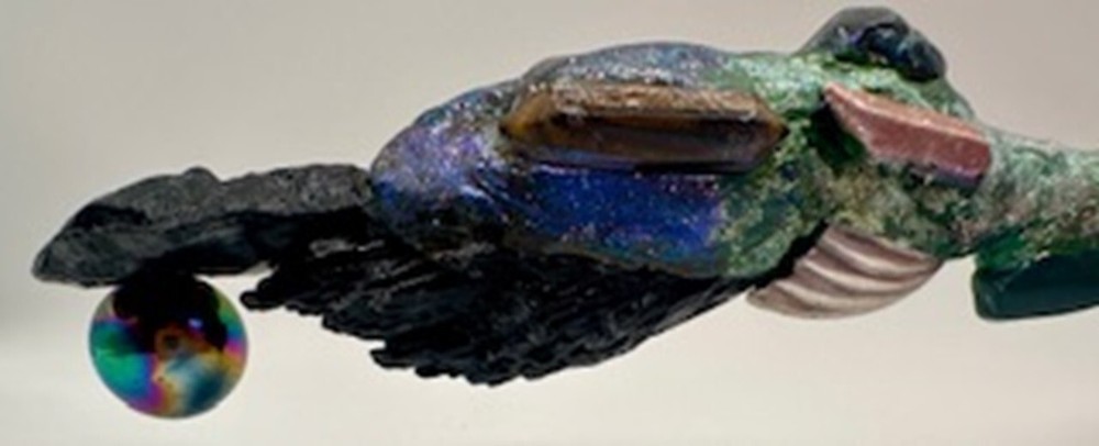 "Elestial Tide" A Focus Wand by Wandsmith Randi Lee