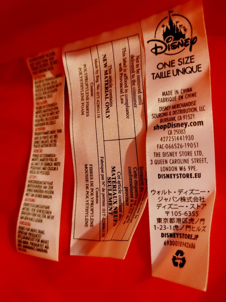 Disney Minnie Mouse Back Pack Chenille Bow Weekender