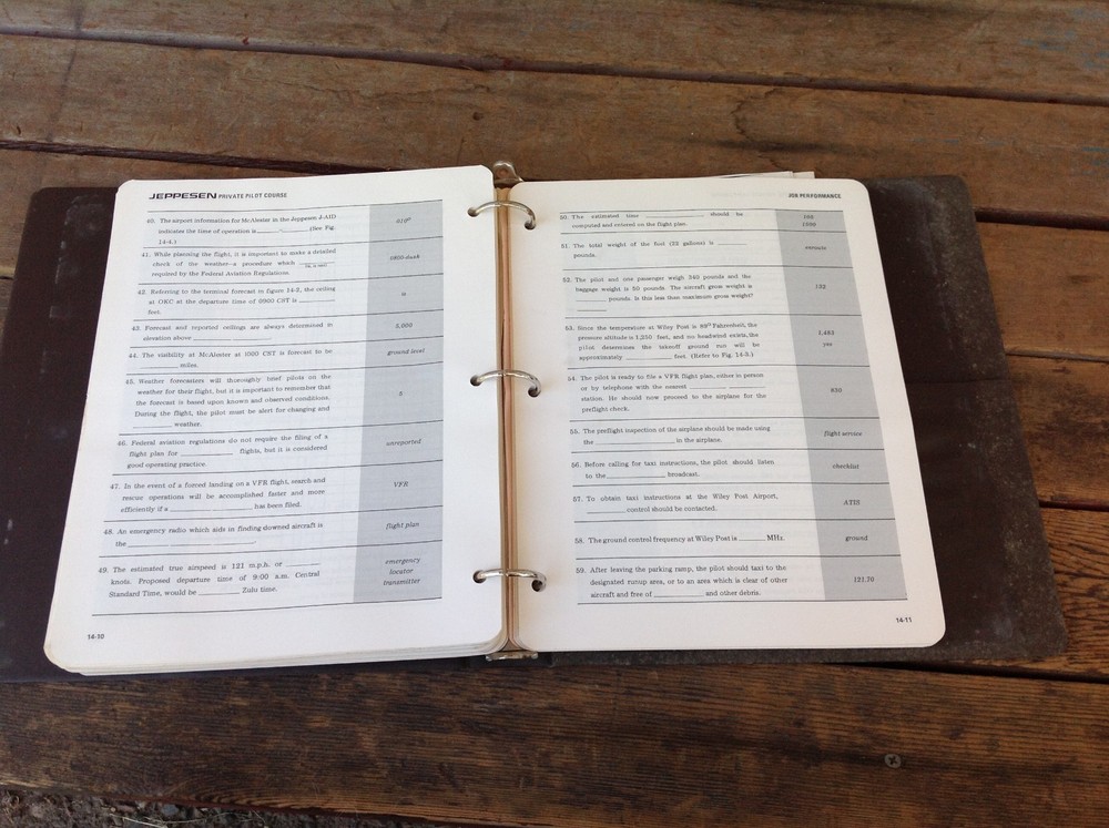 Jeppesen Mach 1 Private Pilot Course - 1983