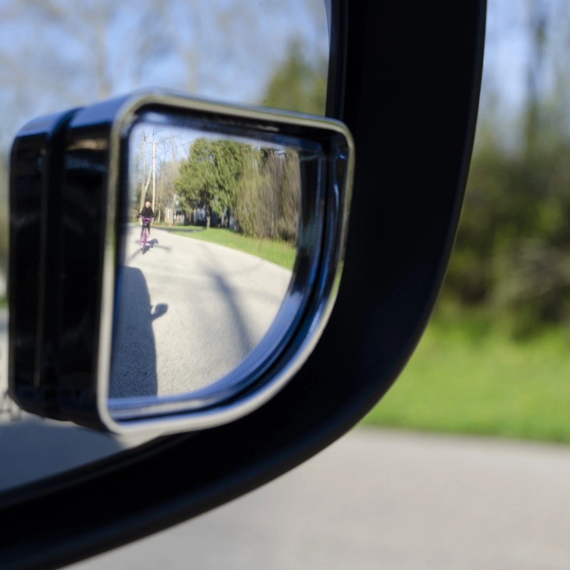 Auto Drive Quarter-Round Adjustable Blind Spot Mirror, 2-Pack – 0.11 lbs.