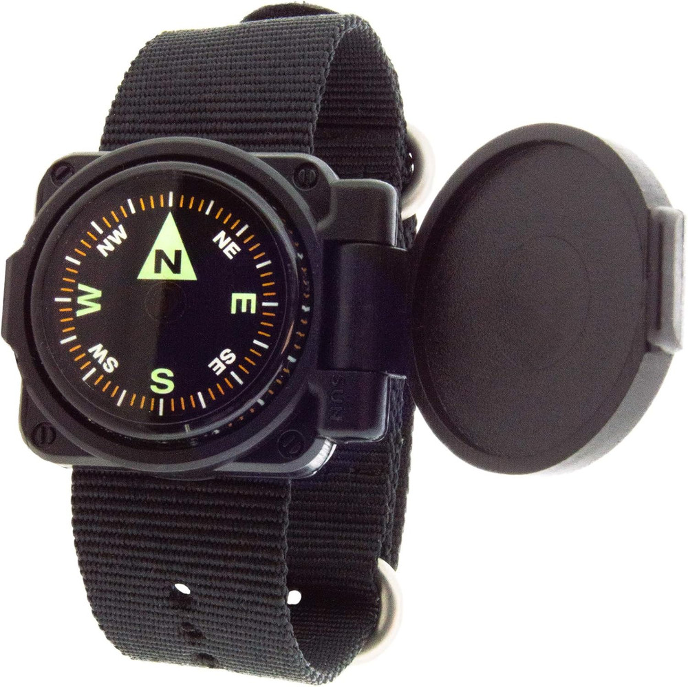 Armarmour 1 - Shielded Wrist Compass with Rugged Tactical Strap | Compass with C