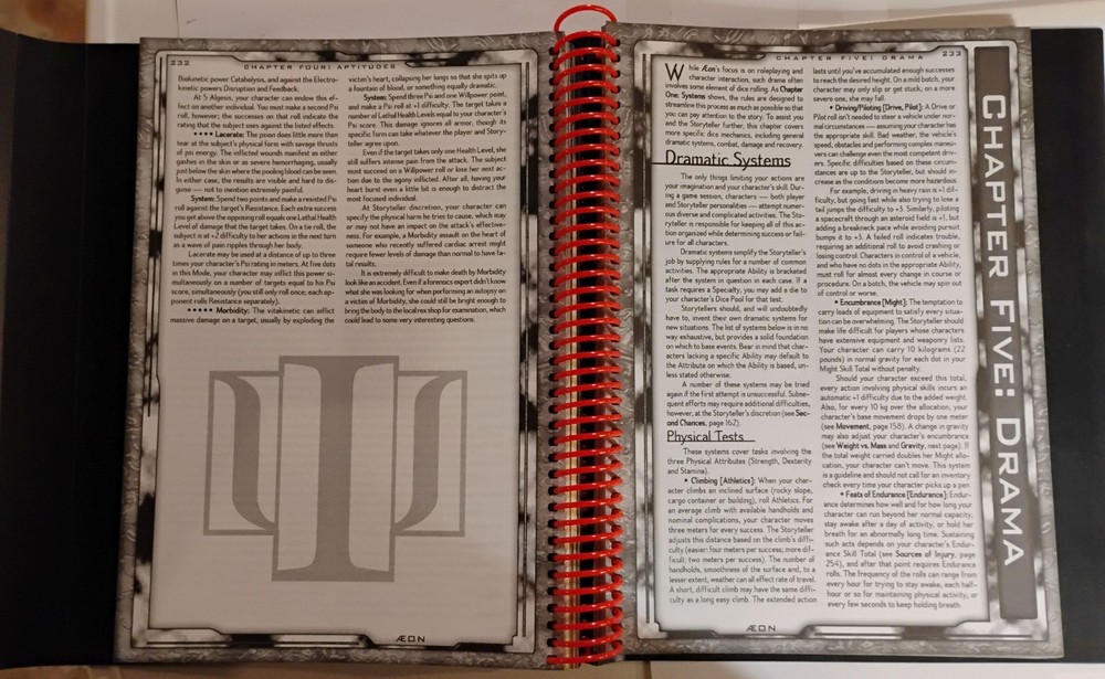 Æon (Trinity) Limited Edition Core Rulebook (1997) Spiral Slipcase