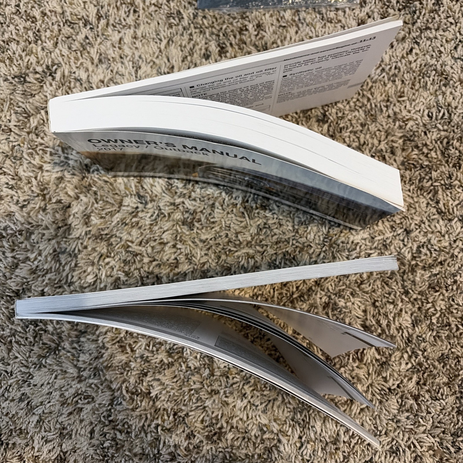 2017 Subaru Legacy Outback Owners Manual With Case Free Shipping A6