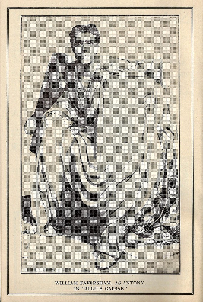 William Faversham "JULIUS CAESAR" Tyrone Power / Fuller Mellish 1912 Program
