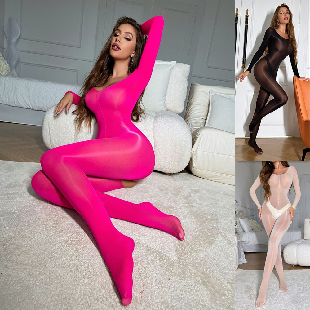 Plus Size Women Sexy Body Stocking Lingerie Fishnet Bodysuit Nightwear Sleepwear