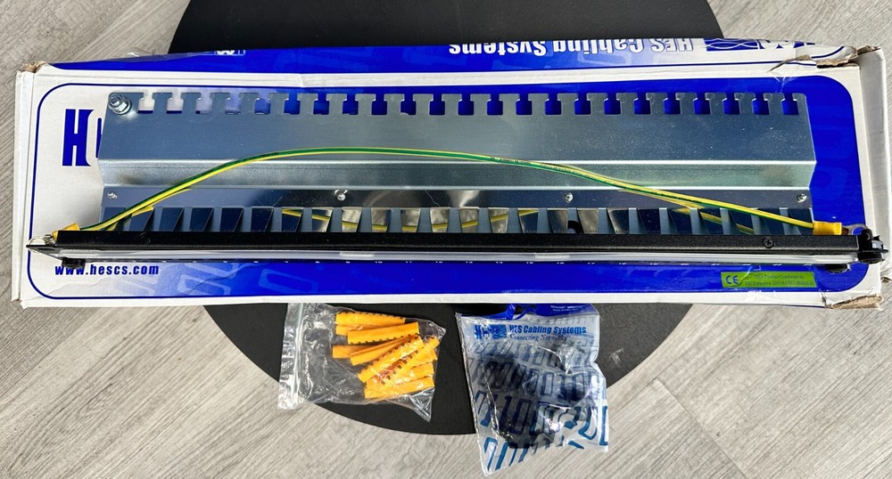 HES Cabling Systems 16-Port 1U Rack Blank Patch Panel