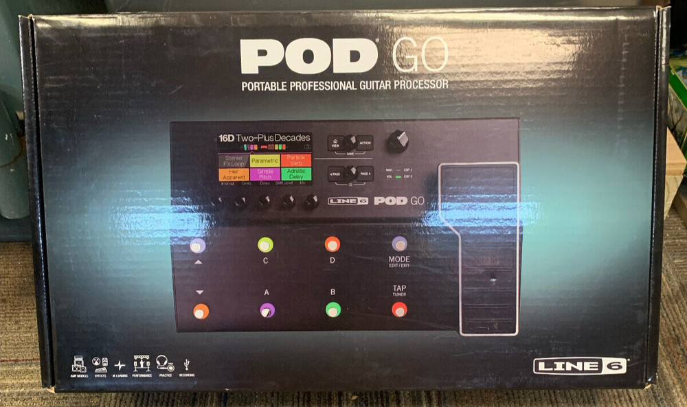 Pod Go Line 6 Portable Professional Guitar Processor