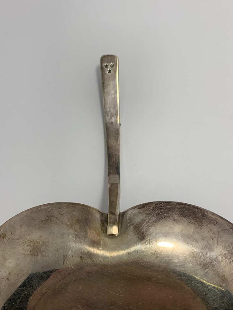 Three Crown Swedish Silver Plate Heart Shaped Candy/Nut/Olive Dish Royal Hickman