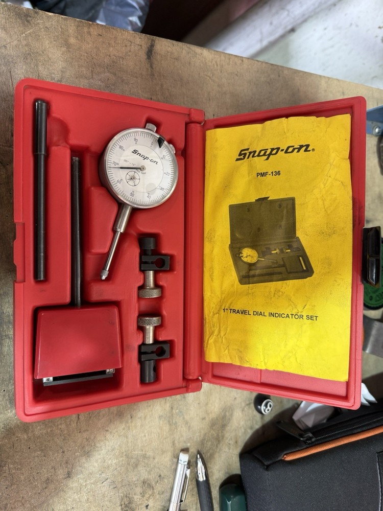 Snap-On 1" Range Dial Indicator Set Pmf136