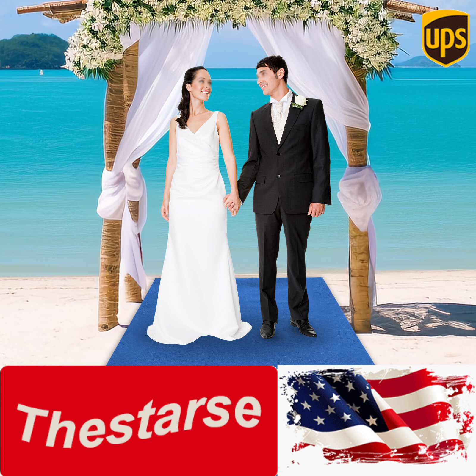 Blue Carpet Runner for Wedding Ceremony Movie Theme Party Proposal Decorations