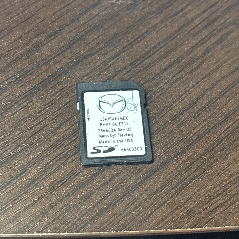 Mazda Navigation SD Card BHP166EZ1E
