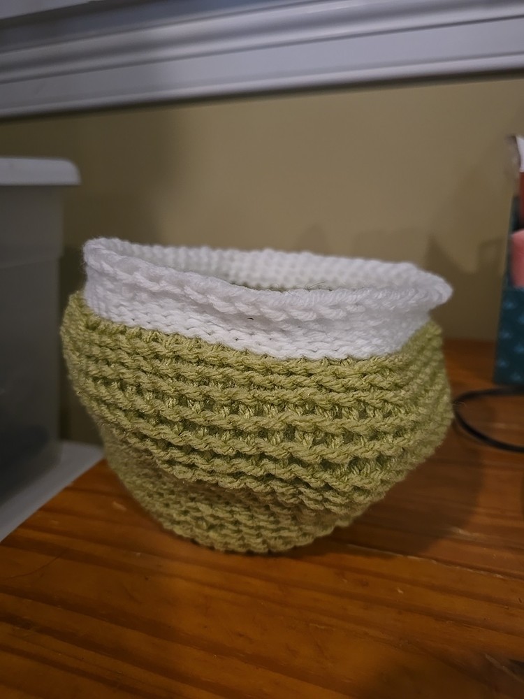Hand Made Crochet Bowl, Small