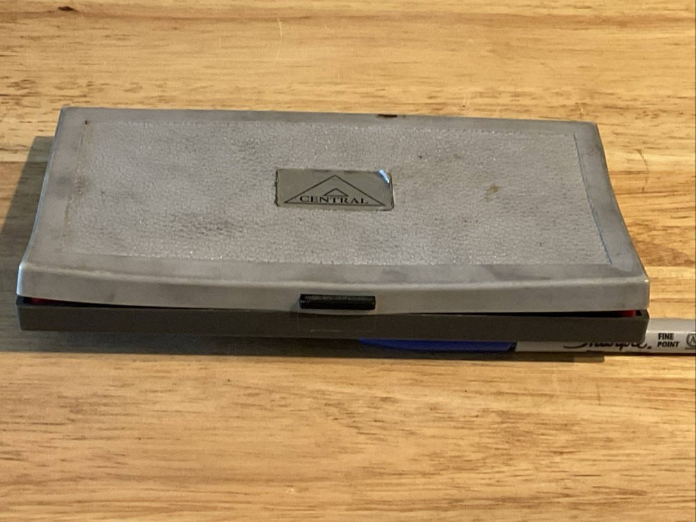 Vintage Central Brand Drafting Compass 3pc Set w/Case