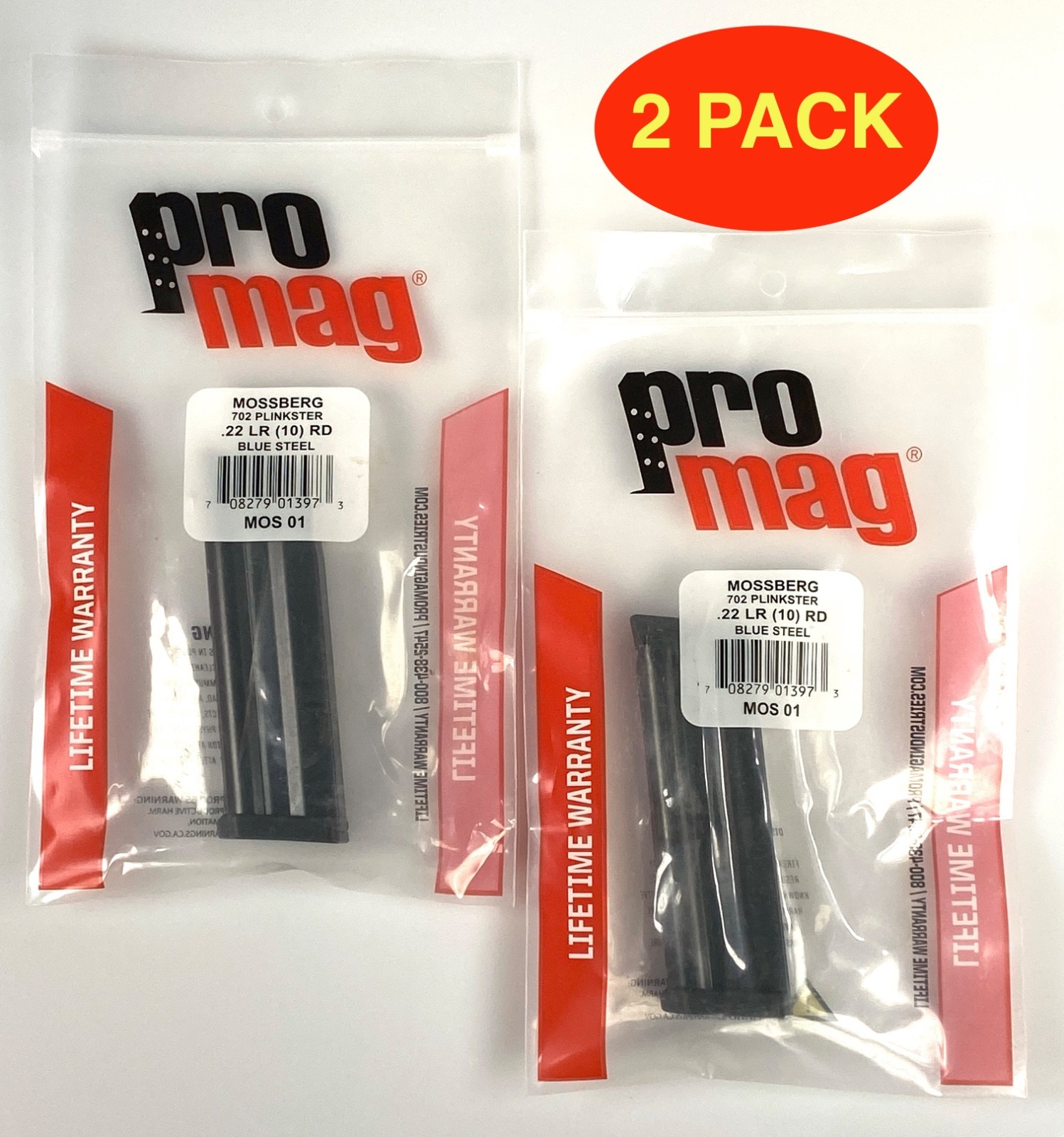 ProMag Mossberg 702 Plinkster .22LR 10 Rd Magazine *2 PACK* - MOS01