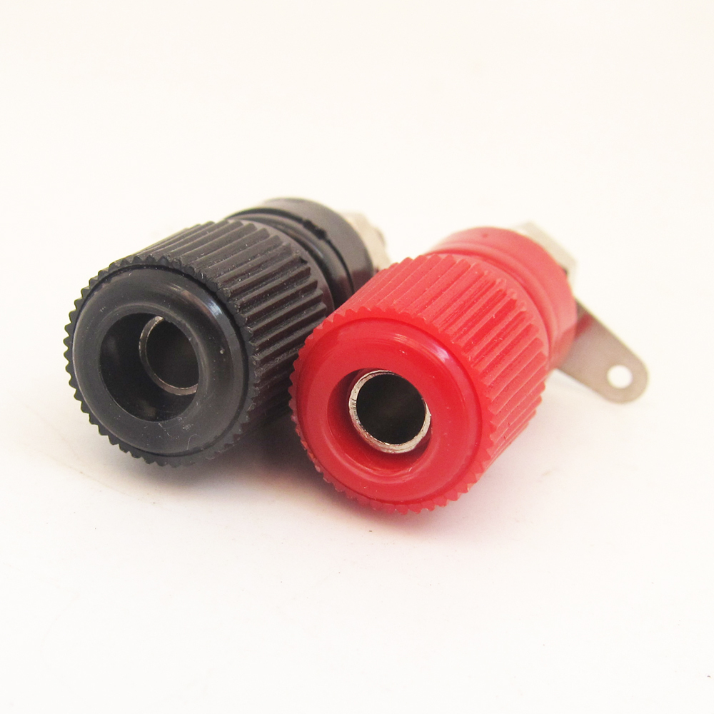 10pcs Brass Audio Speaker Terminal Socket Binding Post For 4mm Banana Plug