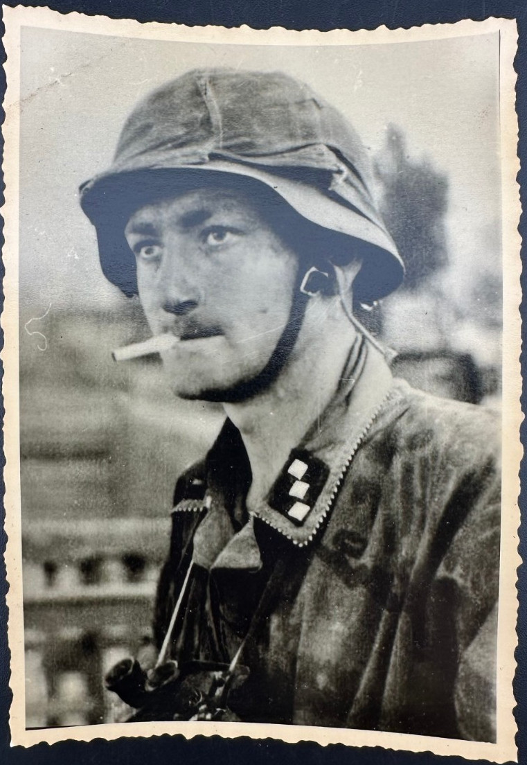 German soldier (sergeant) on the Eastern Front during World War II.