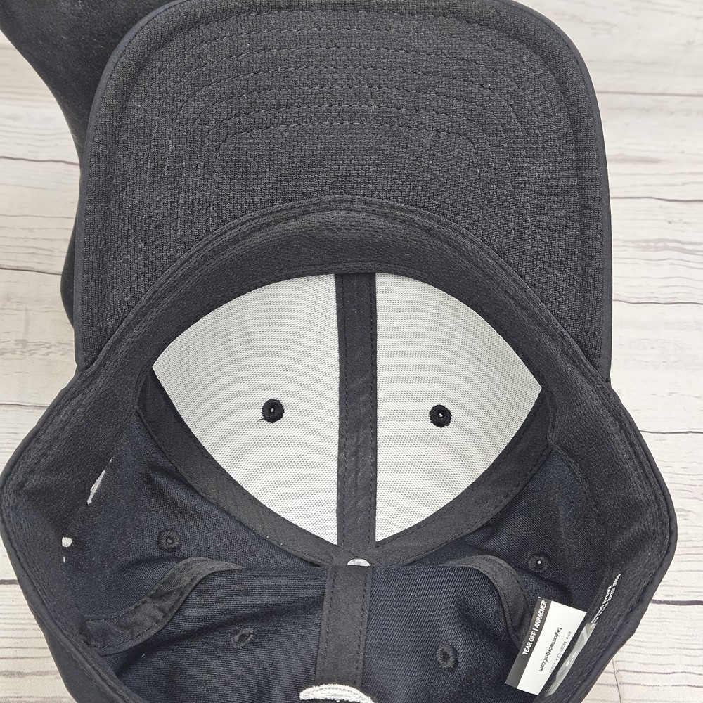 TaylorMade Authentic Raw MG4 Hi toe Black Golf Hat Adjustable Strapback