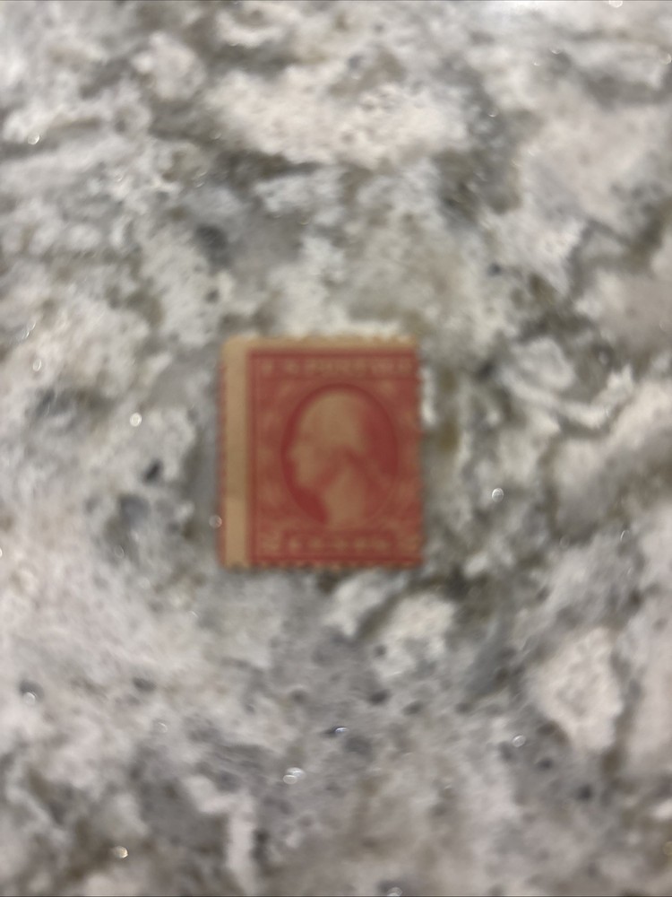 Off Centered George Washington 2 Cent U. S. Stamp Postage Stamp Rare