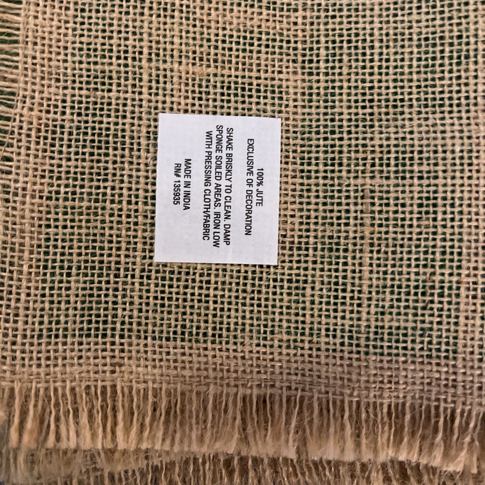 DII® Touchdown Print Jute Table Runner 14X74