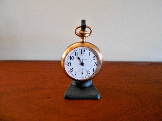 (Black) Pocket Watch Stand Holder Display Hanger